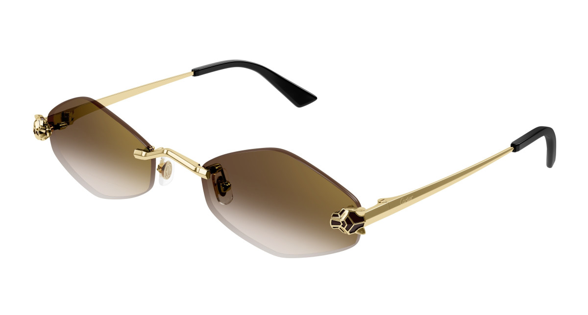 Lunettes de Soleil Cartier CT0433S 002 Or