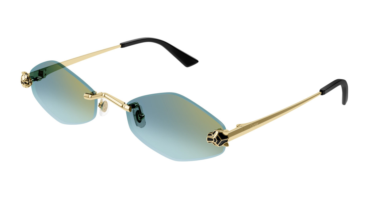 Lunettes de Soleil Cartier CT0433S 003 Or