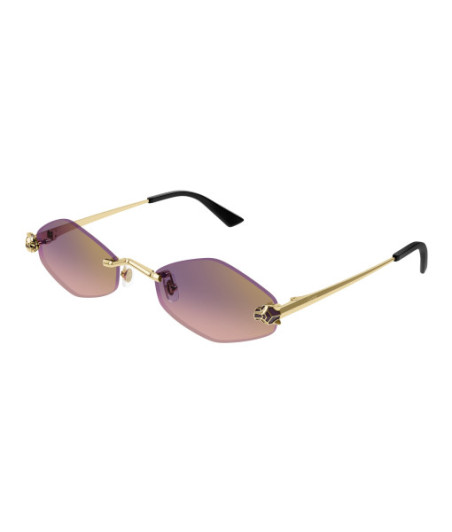 Lunettes de Soleil Cartier CT0433S 004 Or