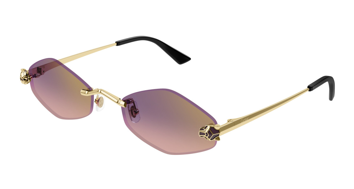 Lunettes de Soleil Cartier CT0433S 004 Or