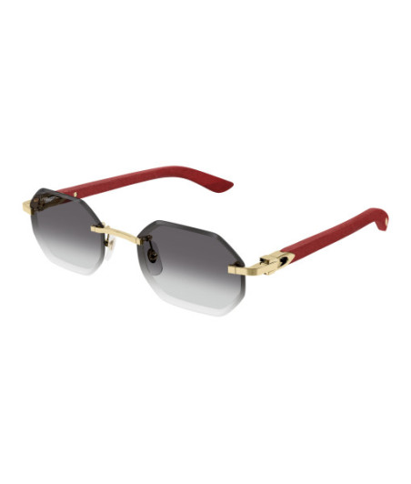 Lunettes de Soleil Cartier CT0439S 003 Or