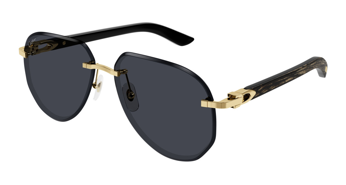 Lunettes de Soleil Cartier CT0440S 001 Or