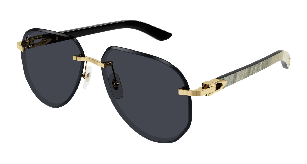 Lunettes de Soleil Cartier CT0440S 002 Or