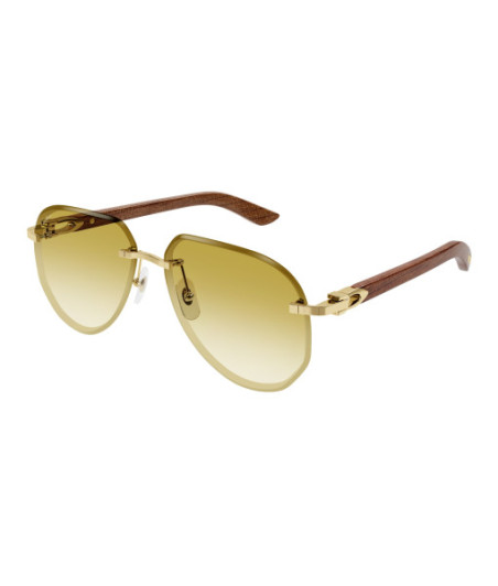 Lunettes de Soleil Cartier CT0440S 004 Or