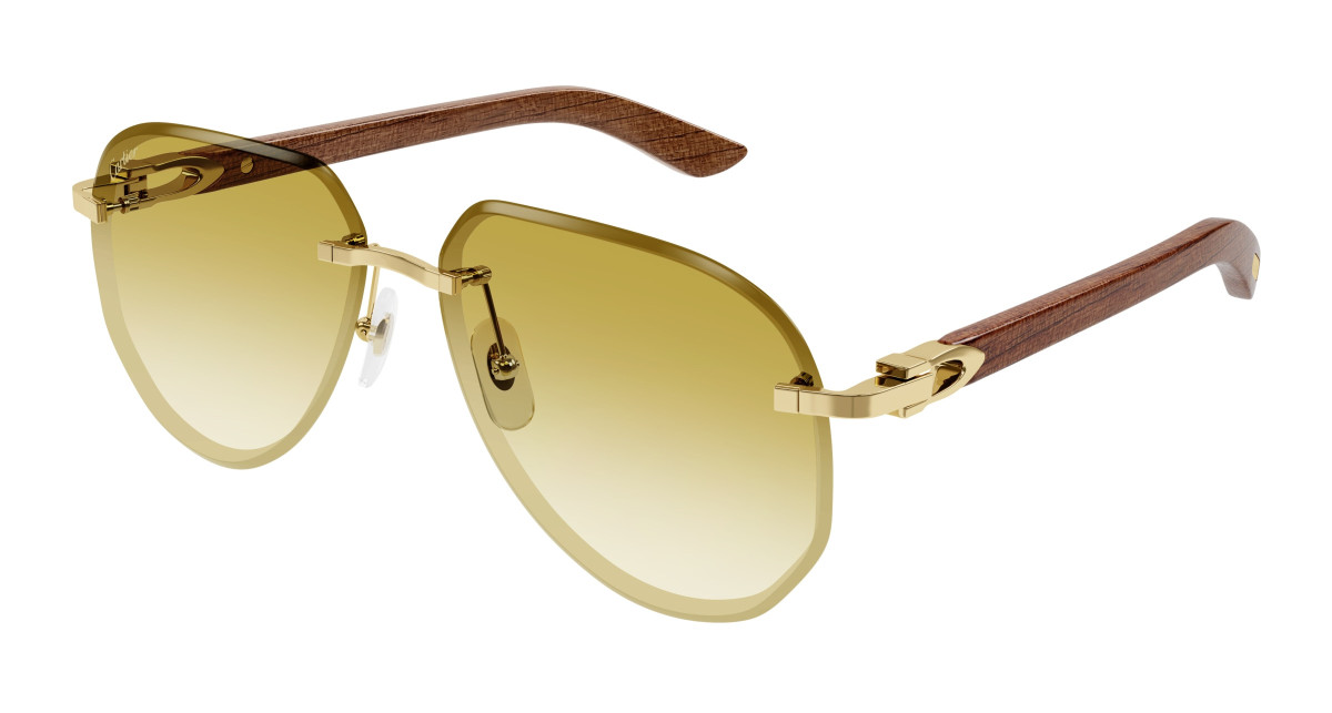 Lunettes de Soleil Cartier CT0440S 004 Or