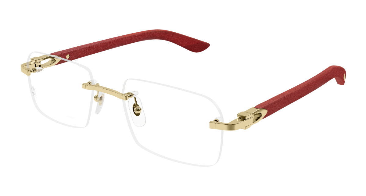 Lunettes de Vue Cartier CT0453O 003 Or