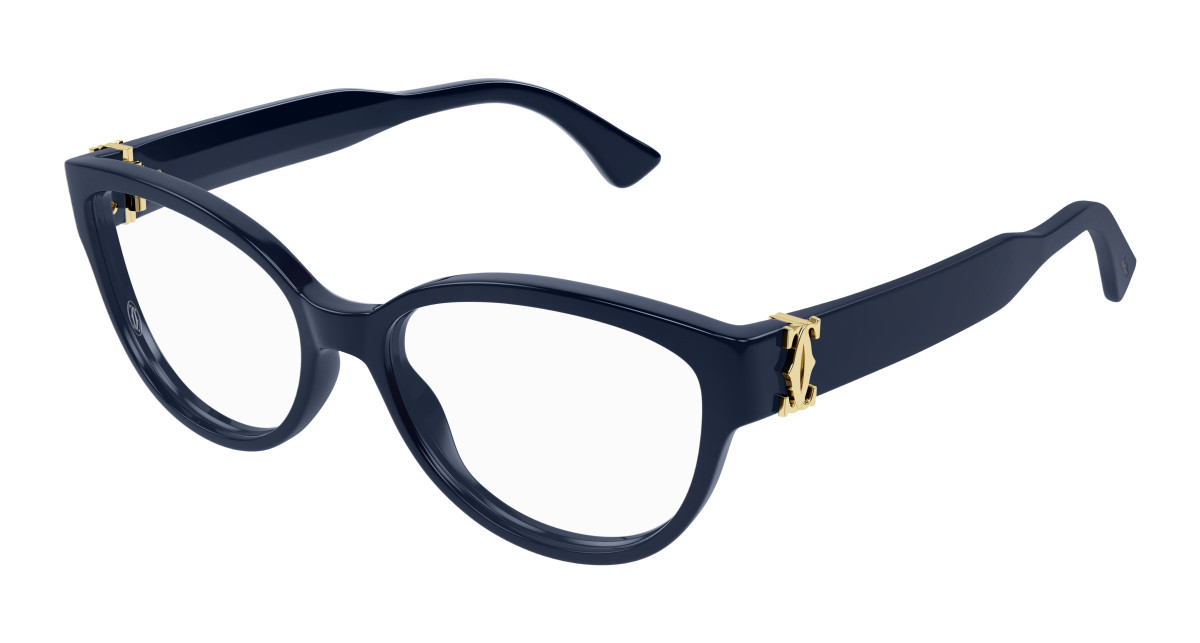 Lunettes de Vue Cartier CT0450O 003 Bleu