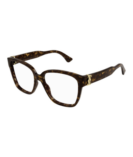 Lunettes de Vue Cartier CT0451O 002 Havane