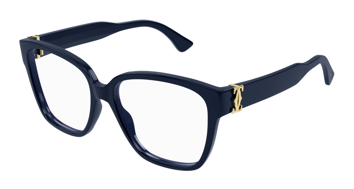 Lunettes de Vue Cartier CT0451O 003 Bleu