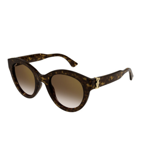 Lunettes de Soleil Cartier CT0436S 002 Havane