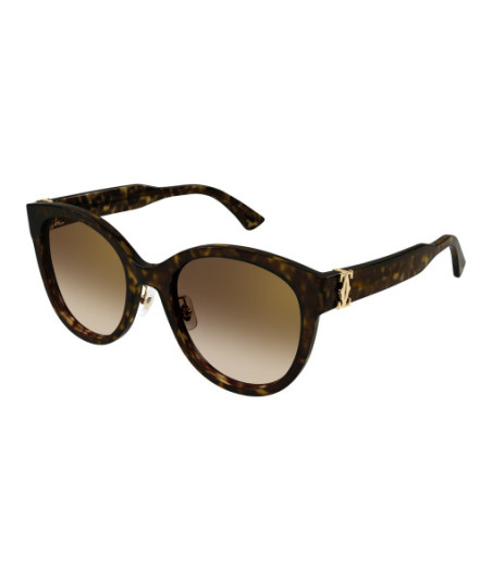 Lunettes de Soleil Cartier CT0438SA 002 Havane