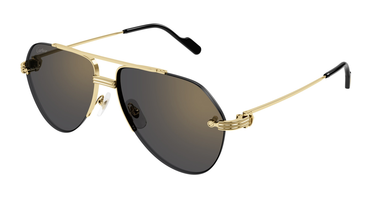 Lunettes de Soleil Cartier CT0427S 001 Or