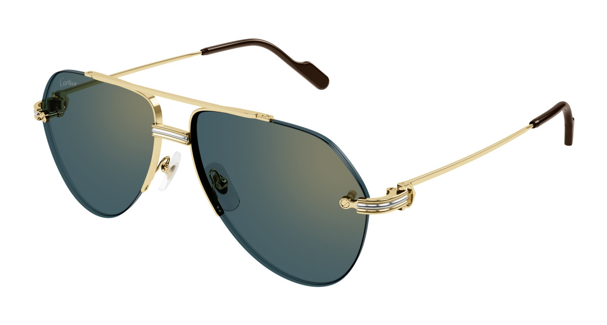 Lunettes de Soleil Cartier CT0427S 002 Or