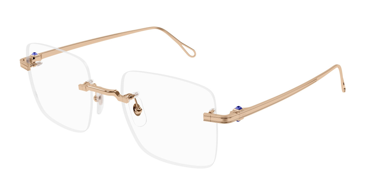 Lunettes de Vue Cartier CT0458O 001 Cuivre