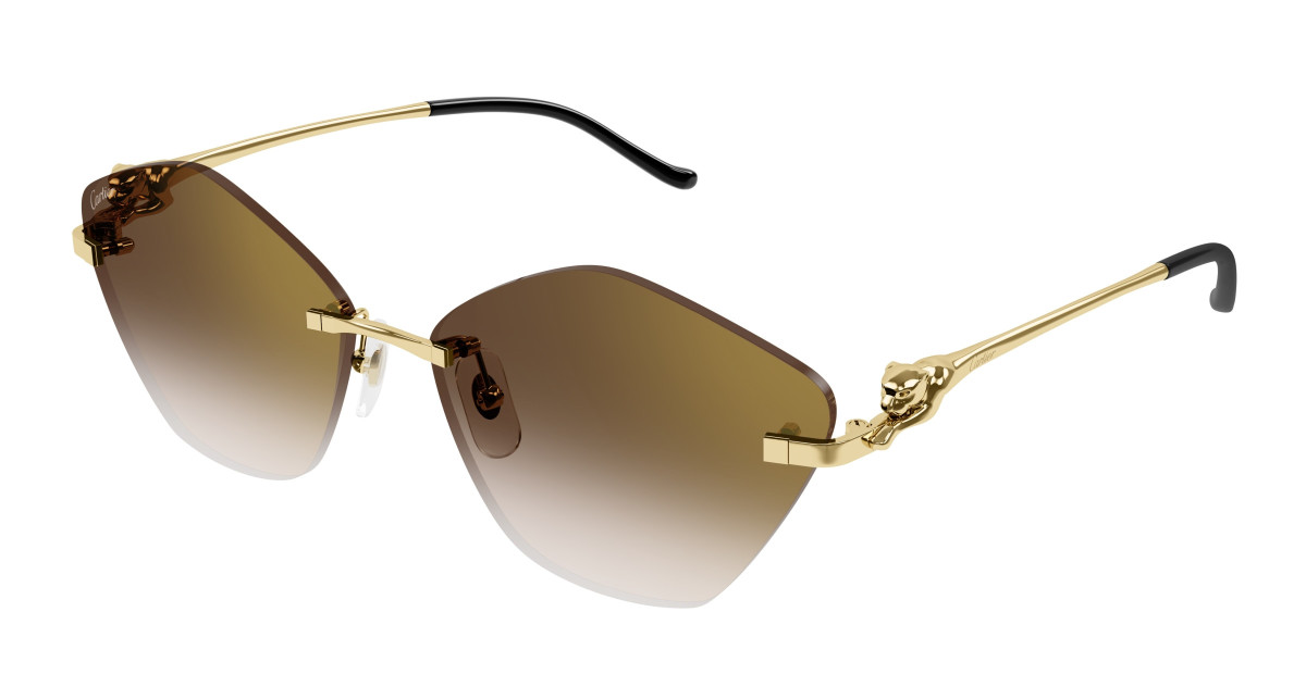 Lunettes de Soleil Cartier CT0429S 002 Or