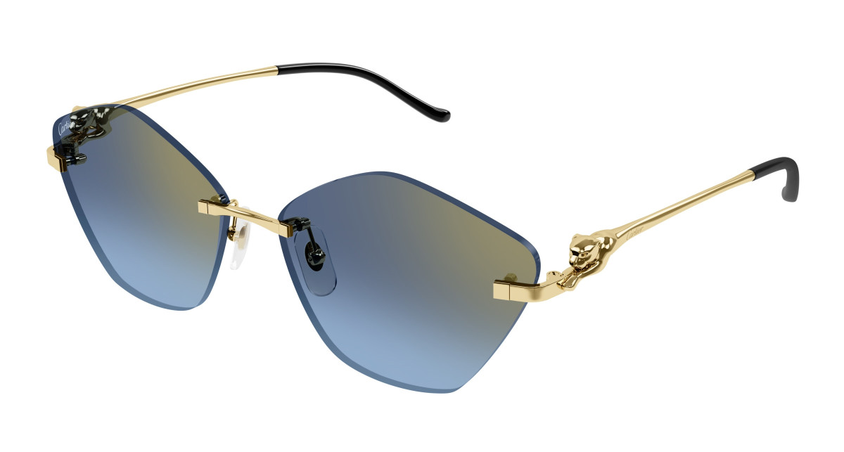 Lunettes de Soleil Cartier CT0429S 004 Or