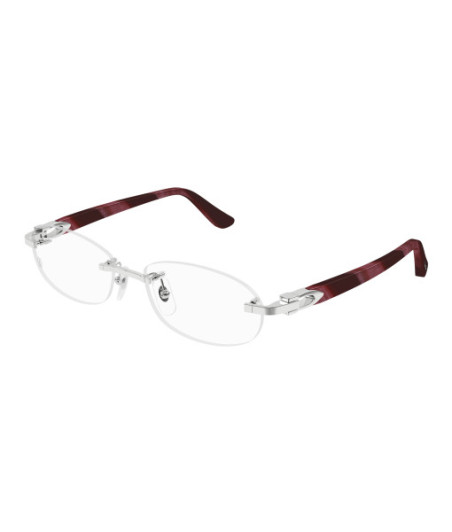 Lunettes de Vue Cartier CT0455OJ 001 Argent