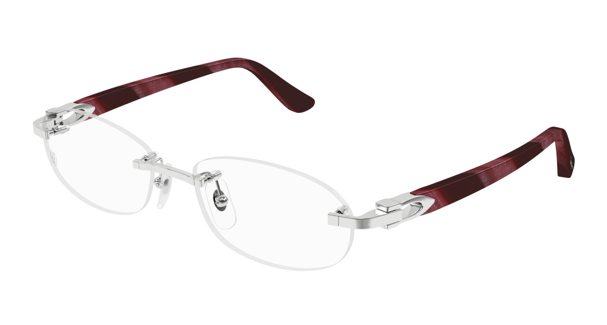 Lunettes de Vue Cartier CT0455OJ 001 Argent