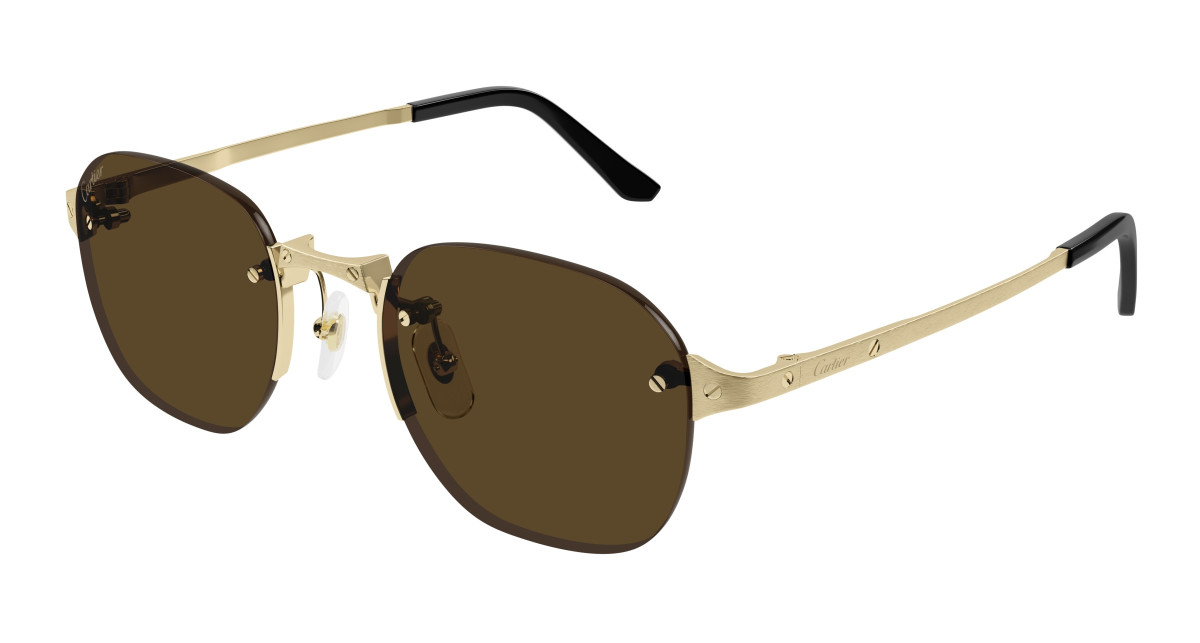 Lunettes de Soleil Cartier CT0459S 002 Or