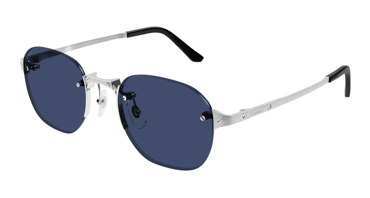 Lunettes de Soleil Cartier CT0459S 003 Argent