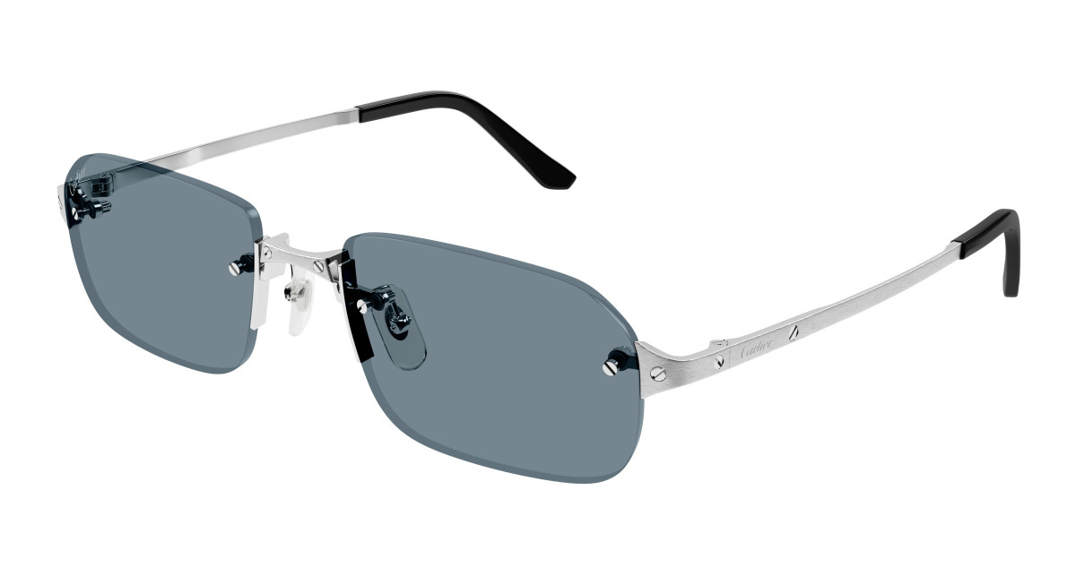 Lunettes de Soleil Cartier CT0460S 003 Argent