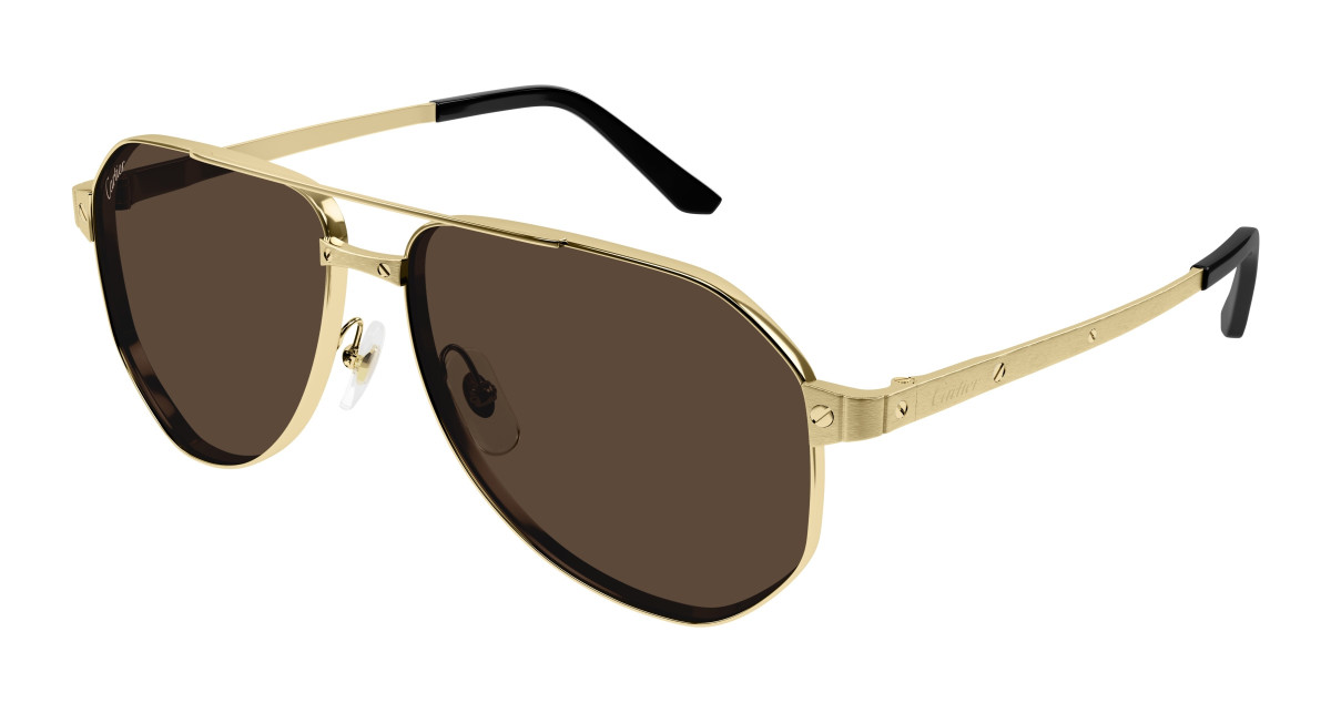 Lunettes de Soleil Cartier CT0461S 004 Or