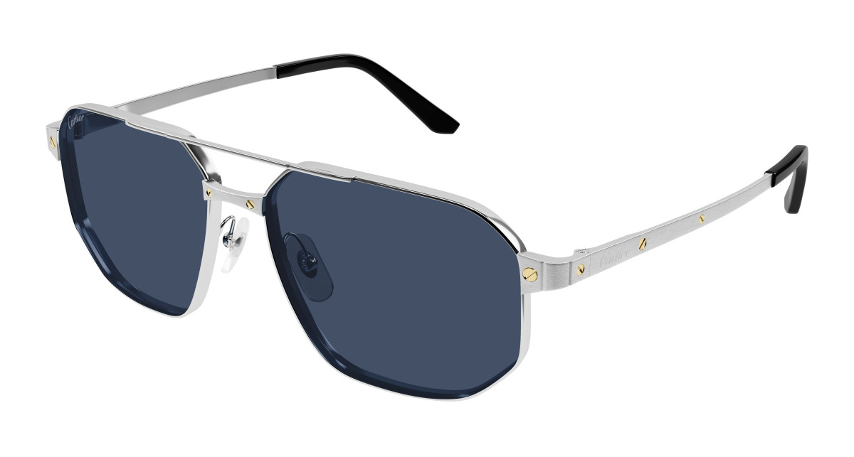 Lunettes de Soleil Cartier CT0462S 002 Argent