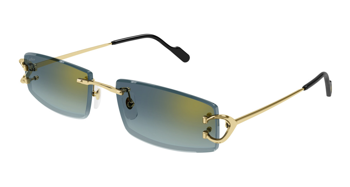 Lunettes de Soleil Cartier CT0465S 003 Or