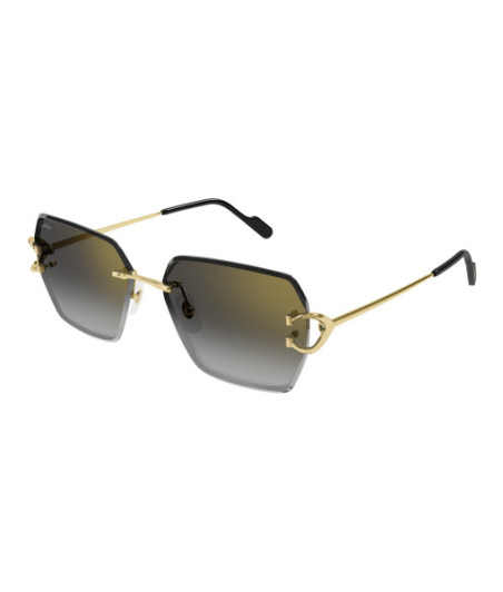 Lunettes de Soleil Cartier CT0466S 001 Or