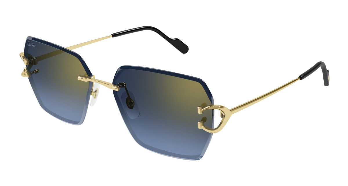 Lunettes de Soleil Cartier CT0466S 002 Or