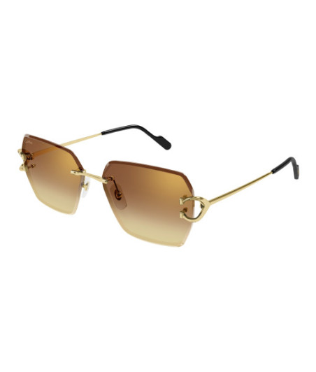 Lunettes de Soleil Cartier CT0466S 004 Or