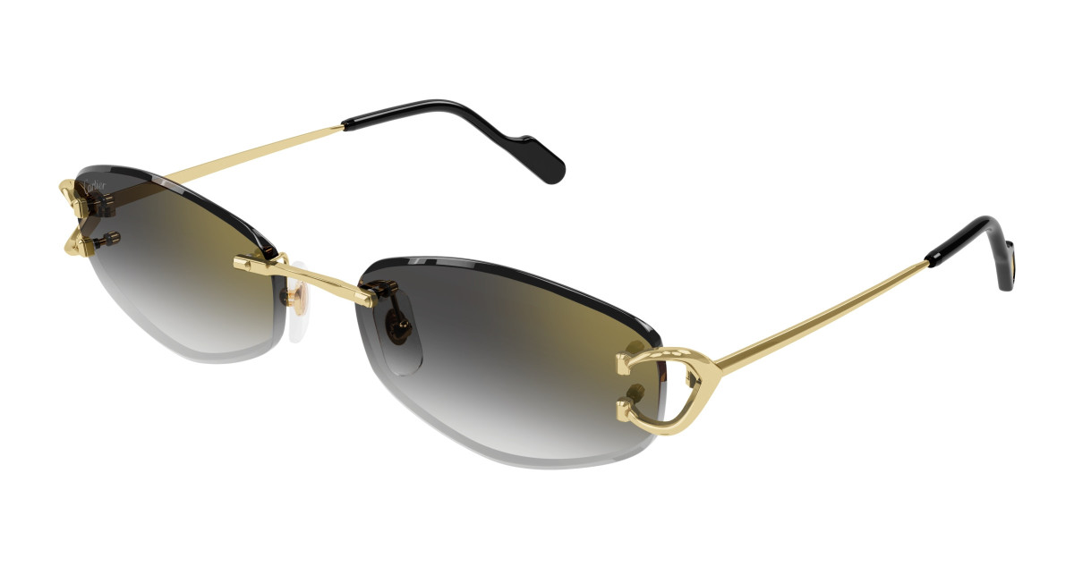 Cartier gold eyeglasses best sale