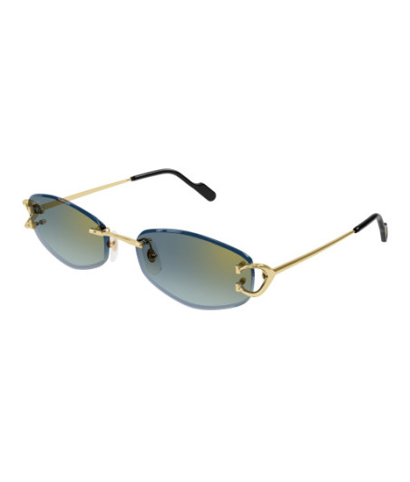 Lunettes de Soleil Cartier CT0467S 003 Or