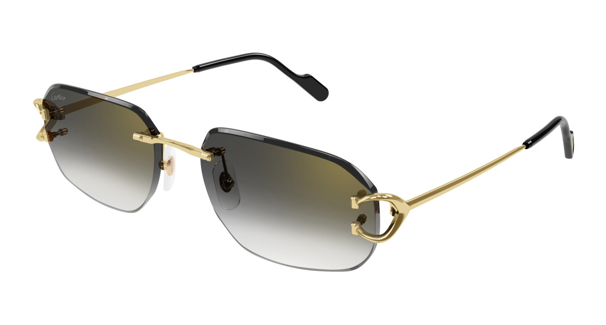 Lunettes de Soleil Cartier CT0468S 001 Or