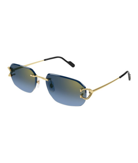 Lunettes de Soleil Cartier CT0468S 002 Or