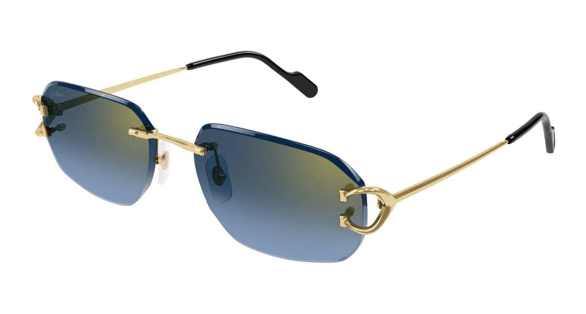 Lunettes de Soleil Cartier CT0468S 002 Or