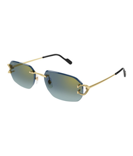 Lunettes de Soleil Cartier CT0468S 003 Or