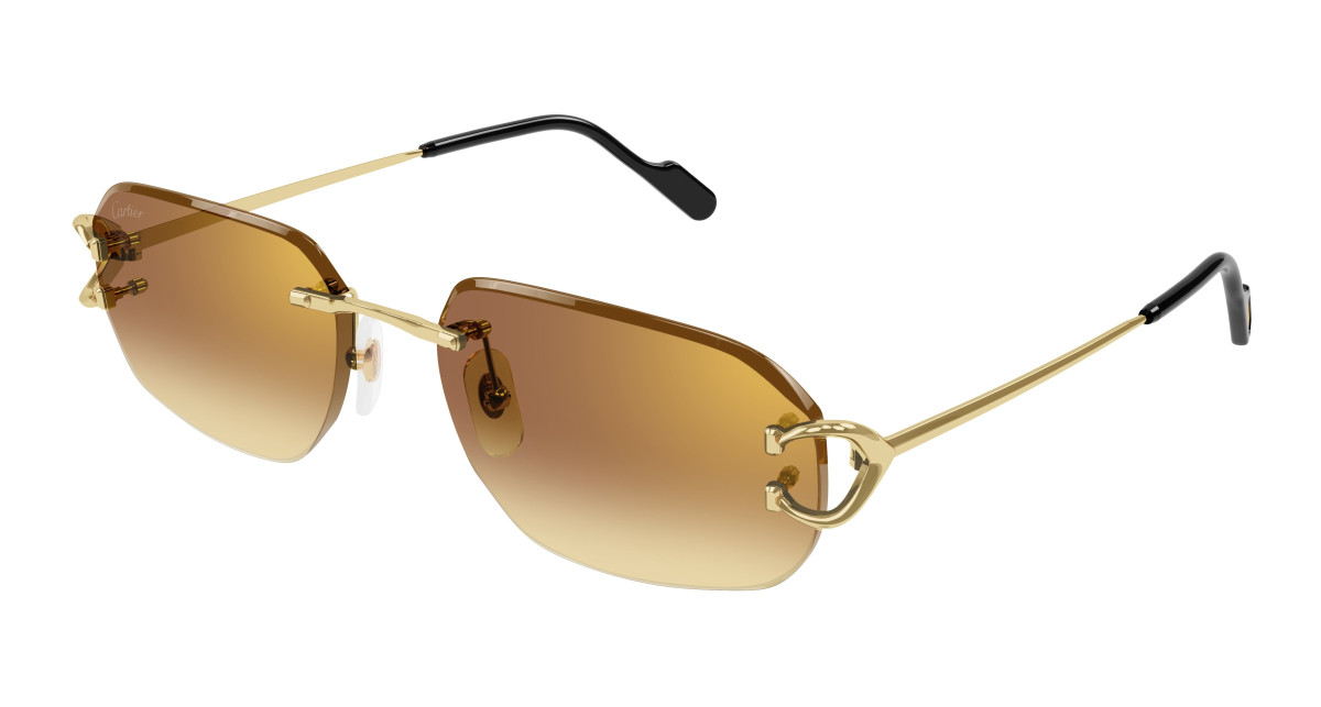 Lunettes de Soleil Cartier CT0468S 004 Or