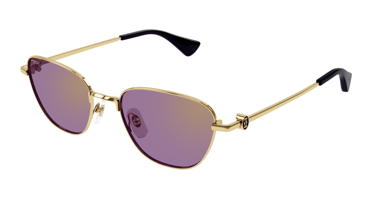 Lunettes de Soleil Cartier CT0469S 004 Or