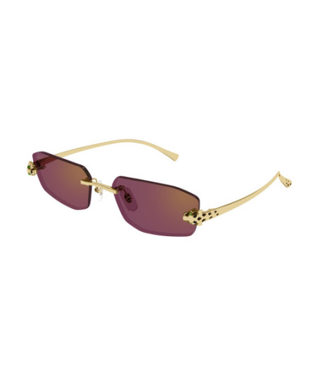 Lunettes de Soleil Cartier CT0474S 002 Or