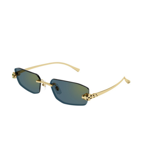 Lunettes de Soleil Cartier CT0474S 003 Or