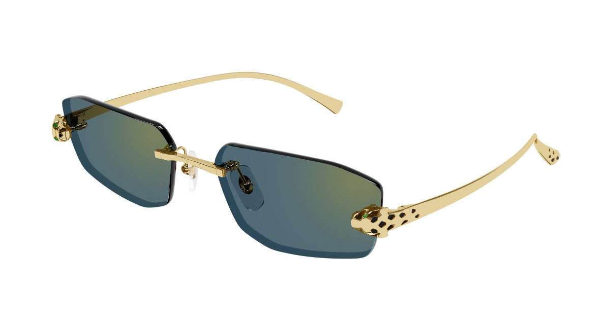 Lunettes de Soleil Cartier CT0474S 003 Or