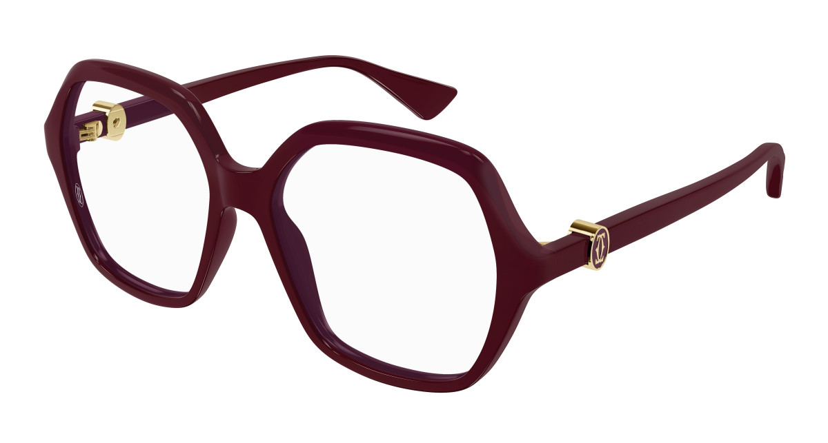 Lunettes de Vue Cartier CT0492O 003 Bourgogne