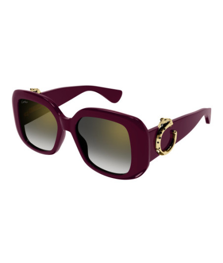 Lunettes de Soleil Cartier CT0471S 004 Bourgogne