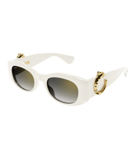 Lunettes de Soleil Cartier CT0472S 004 Blanc