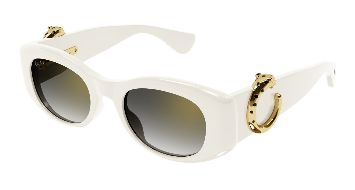 Lunettes de Soleil Cartier CT0472S 004 Blanc