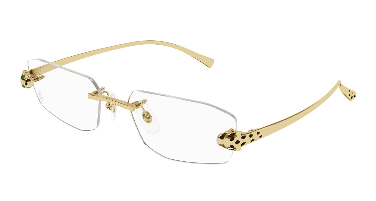 Cartier gold eyeglasses frames hotsell