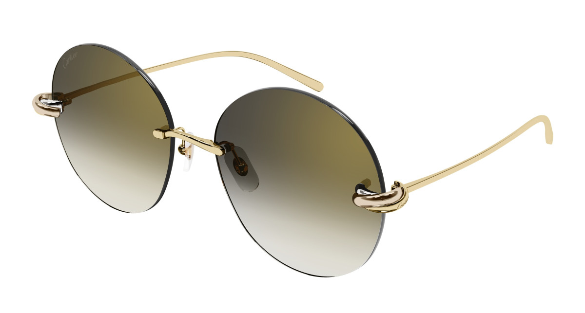 Lunettes de Soleil Cartier CT0475S 001 Or