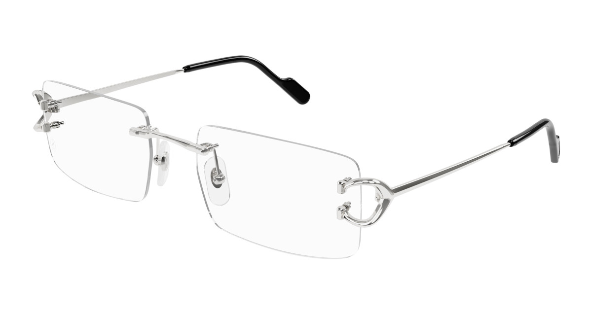 Lunettes de Vue Cartier CT0488O 002 Argent