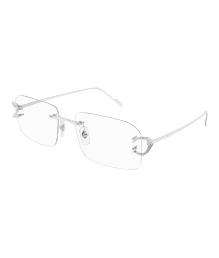 Lunettes de Vue Cartier CT0489O 003 Argent